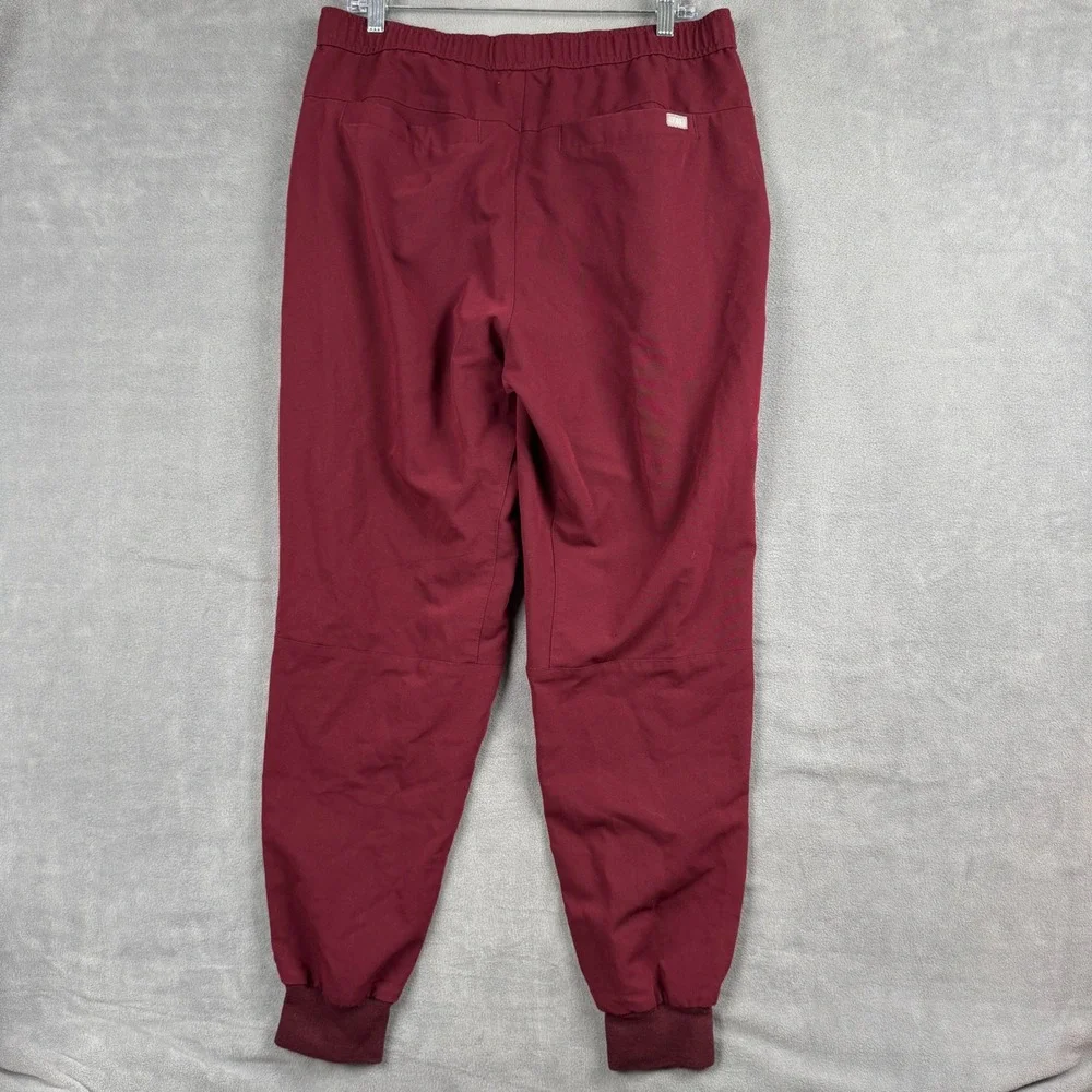 Figs Zamora Jogger Scrub Pants Burgundy Maroon MXXSW2004 Mens Medium
